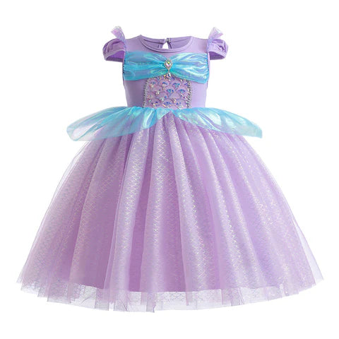Vestido de Fiesta Infantil Princesa Tul Morado