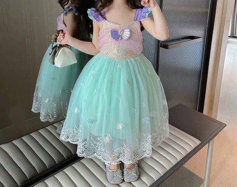 Vestido de Fiesta Infantil Sirena