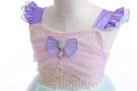 Vestido de Fiesta Infantil Sirena