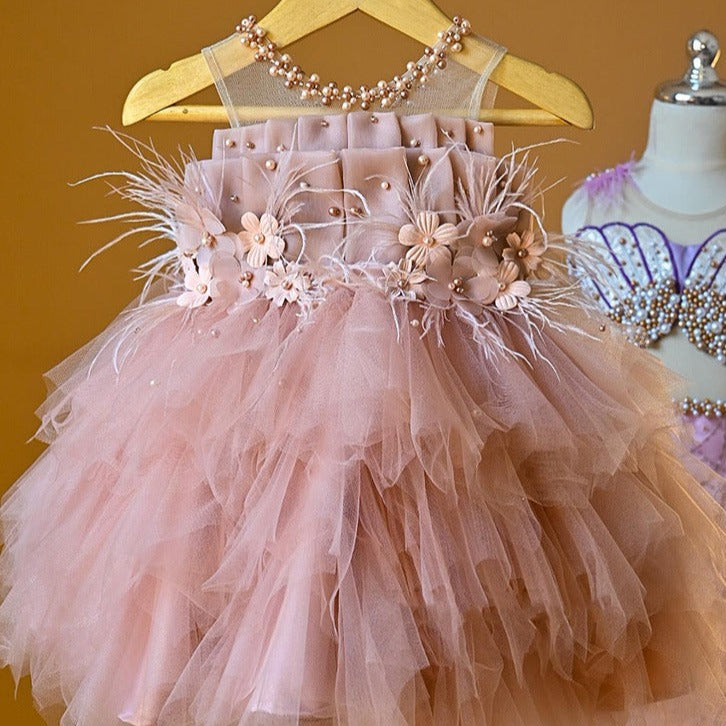 Vestido Infantil De Festa Jardim Encantado