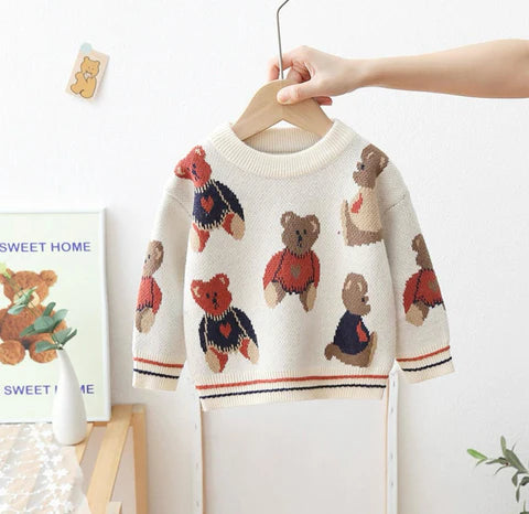 Blusa Infantil Ositos De Invierno