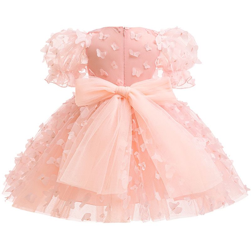 Vestido Infantil Tul Mariposas