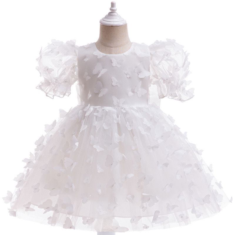 Vestido Infantil Tul Mariposas