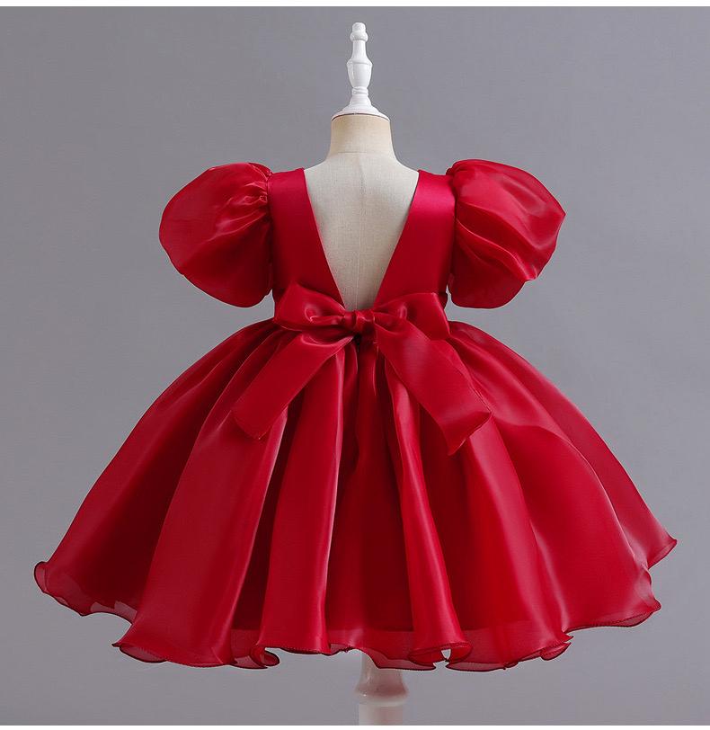 Vestido infantil de Tul Hinchado