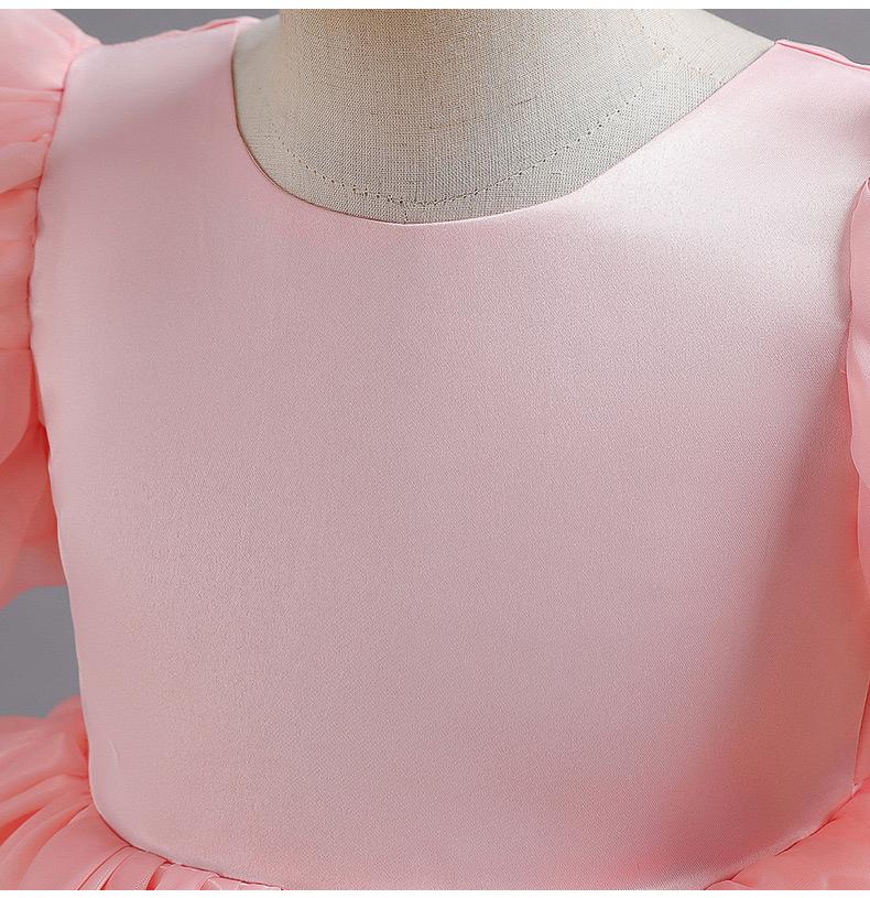 Vestido infantil de Tul Hinchado