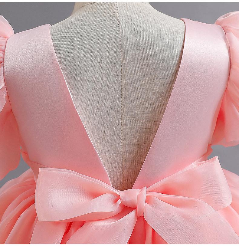 Vestido infantil de Tul Hinchado