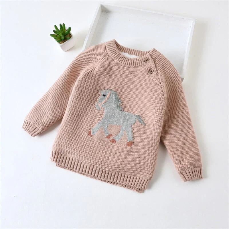 Blusa para clima frío de caballo