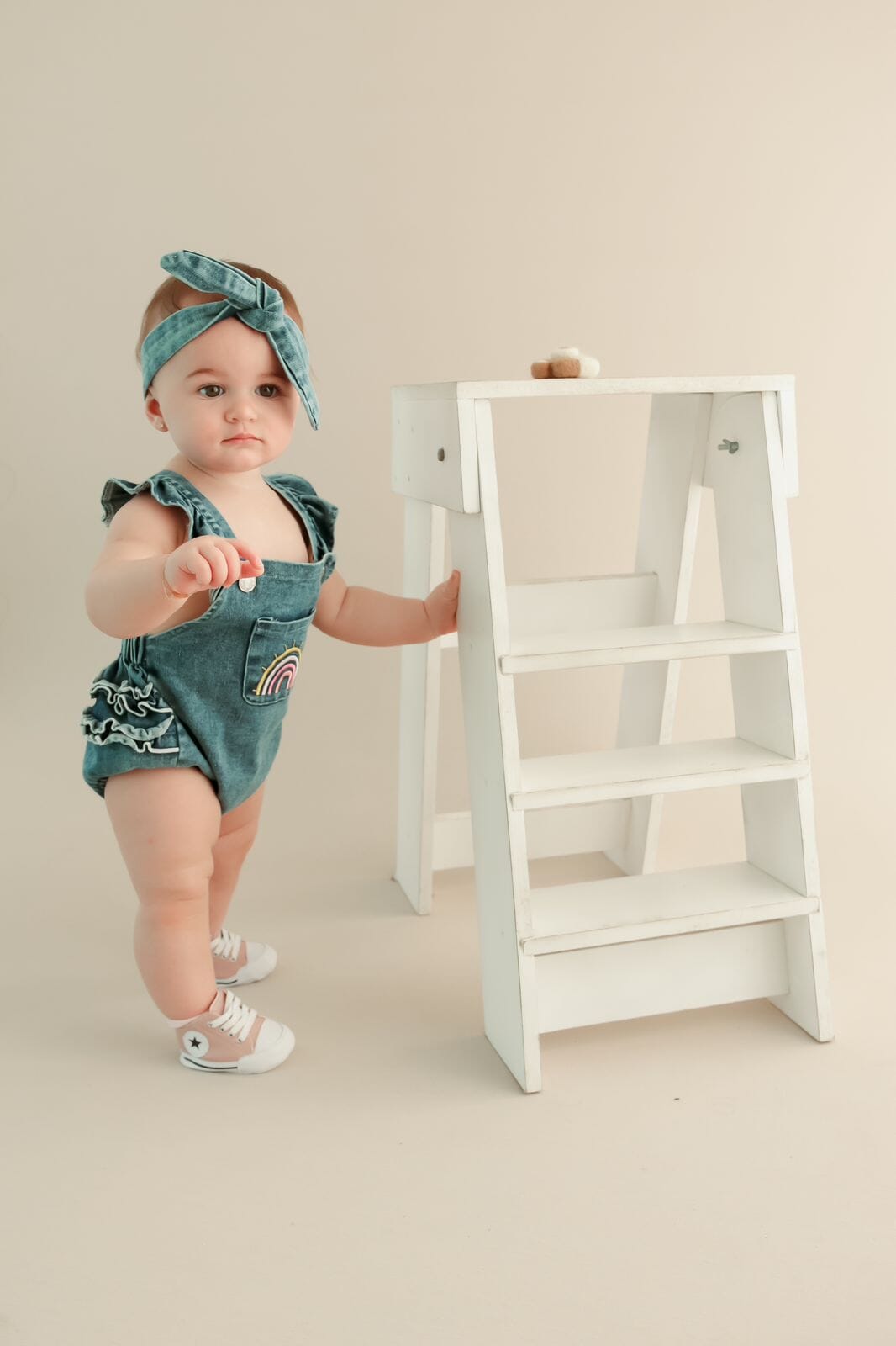 Body Infantil Arci Íris Jeans