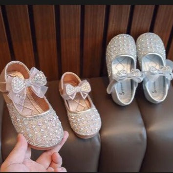 Zapatillas Infantiles Lazo Brillante