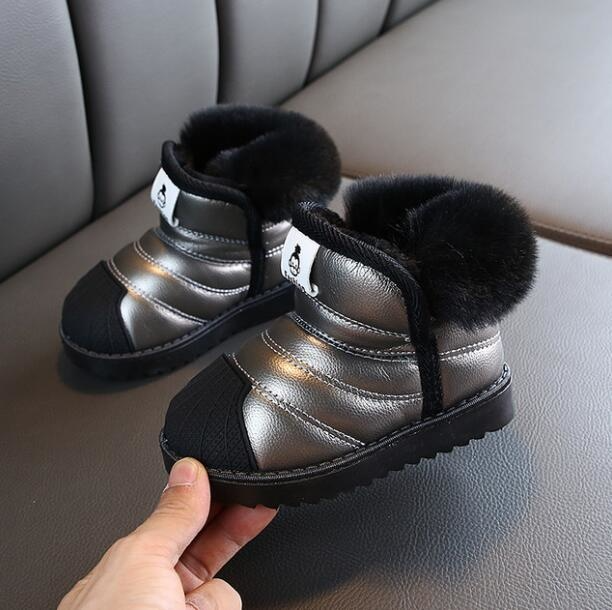 Bota Felpa Infantil Suela Goma