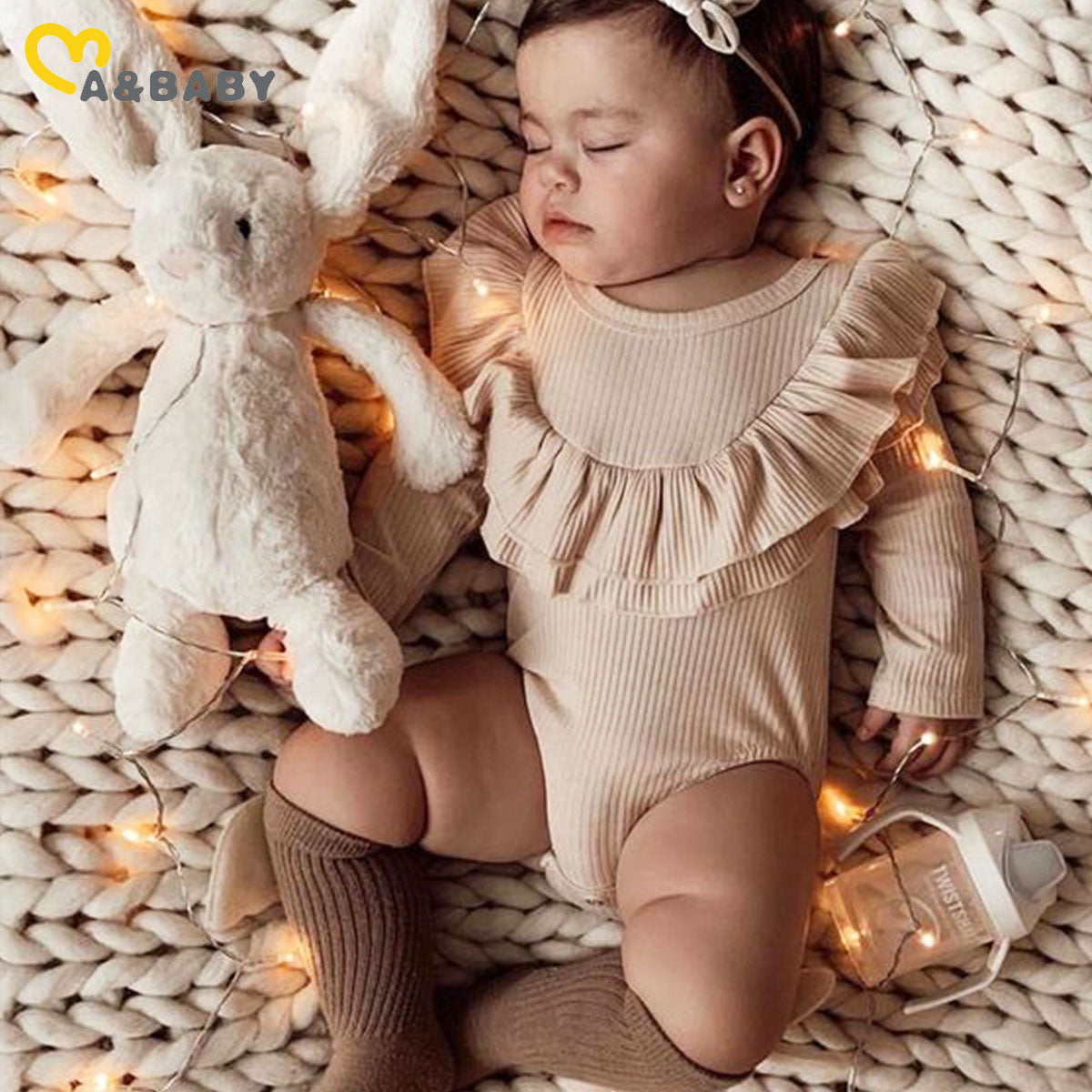 Body Infantil Cuello Volantes