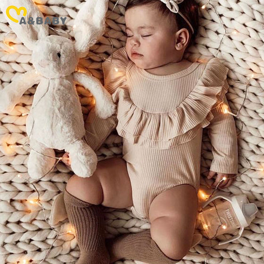 Body Infantil Cuello Volantes