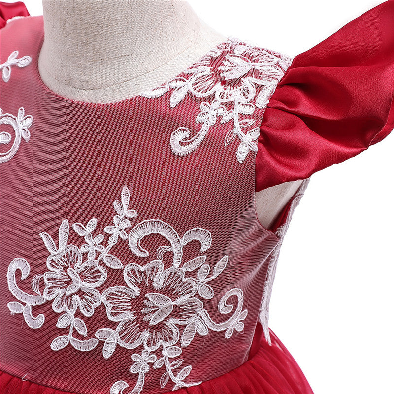 Vestido de Fiesta Infantil Perla + Fajín