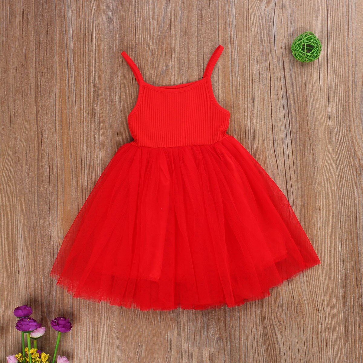 Vestido de tul infantil