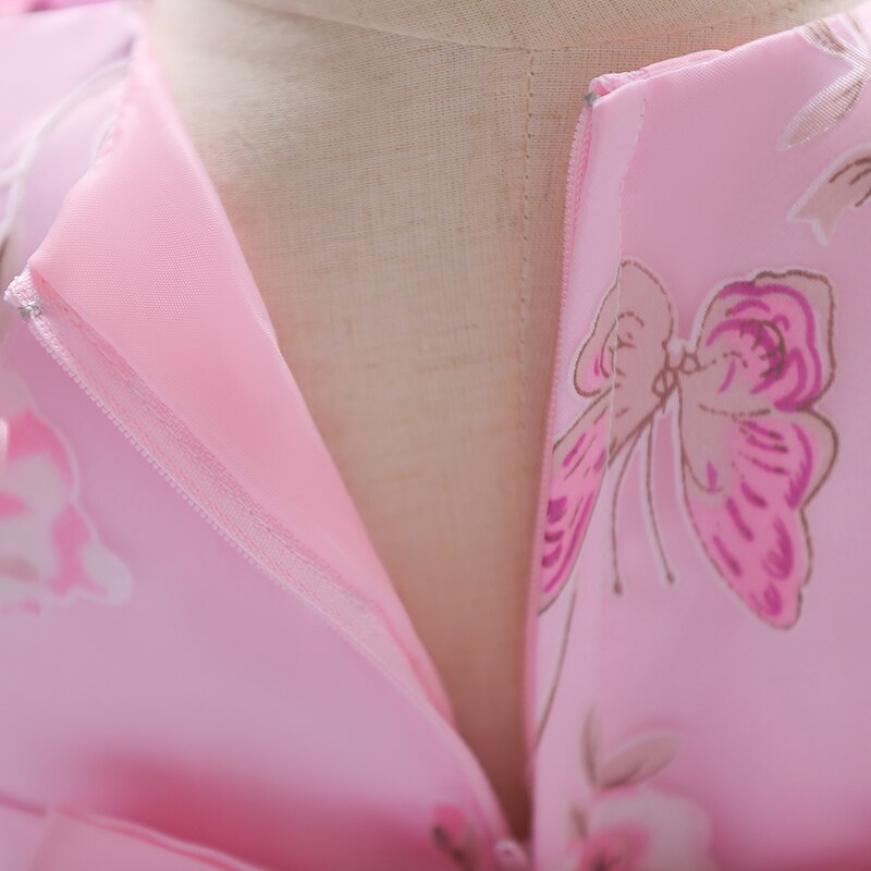 Vestido de Fiesta Infantil Rosas