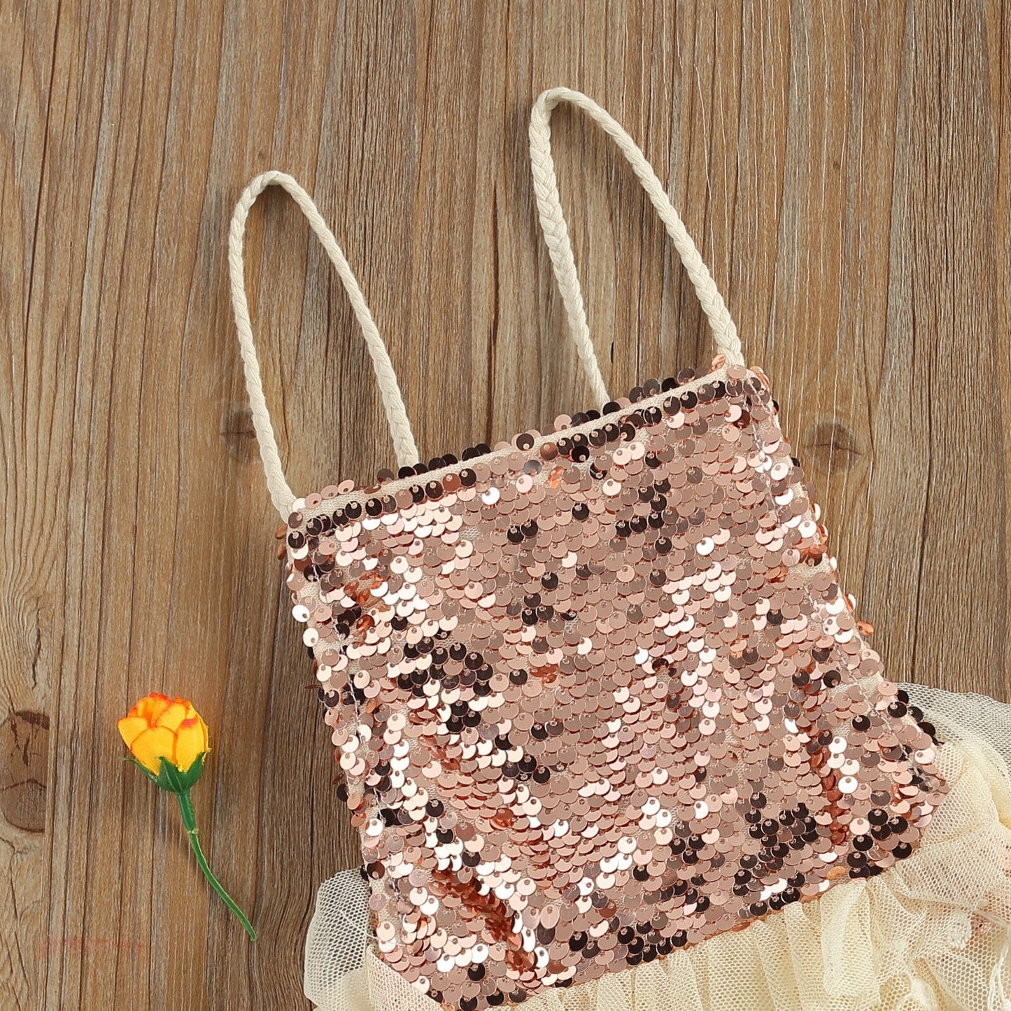 Mameluco con purpurina