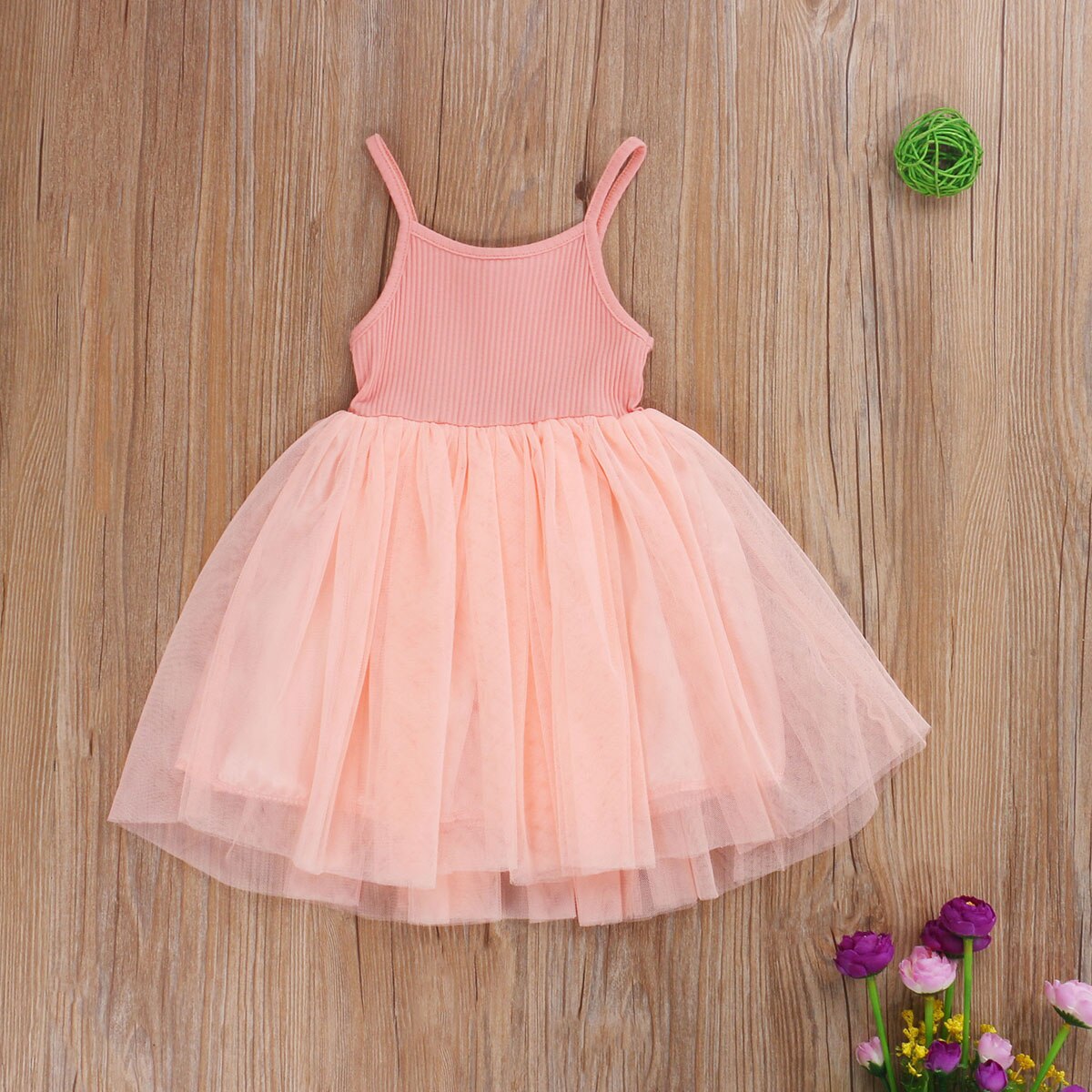 Vestido de tul infantil