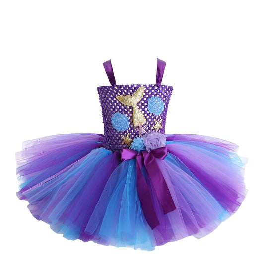Vestido Fiesta Infantil Tul Sirena