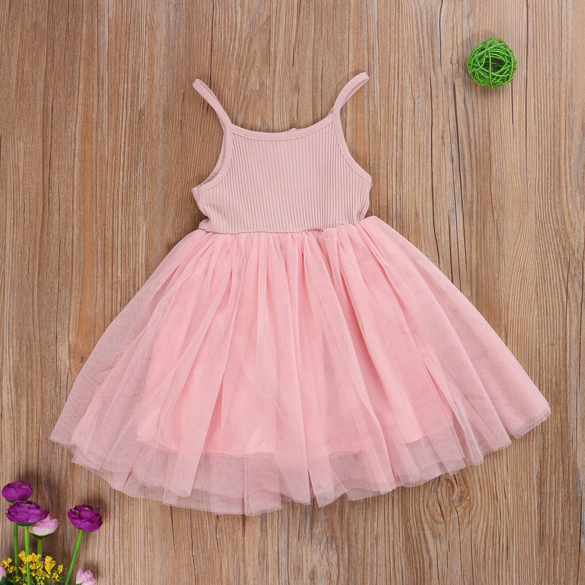 Vestido de tul infantil