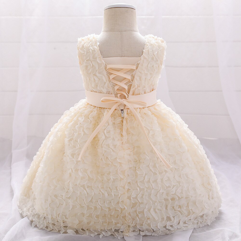 Detalles de Vestido de Fiesta Infantil y Lazo