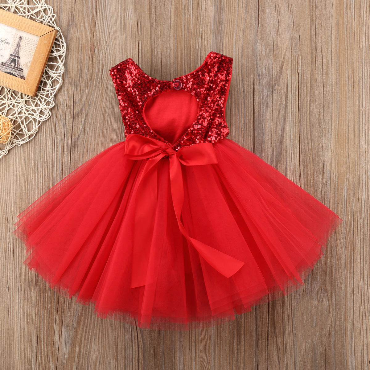 Vestido de Fiesta Infantil Glitter y Tul