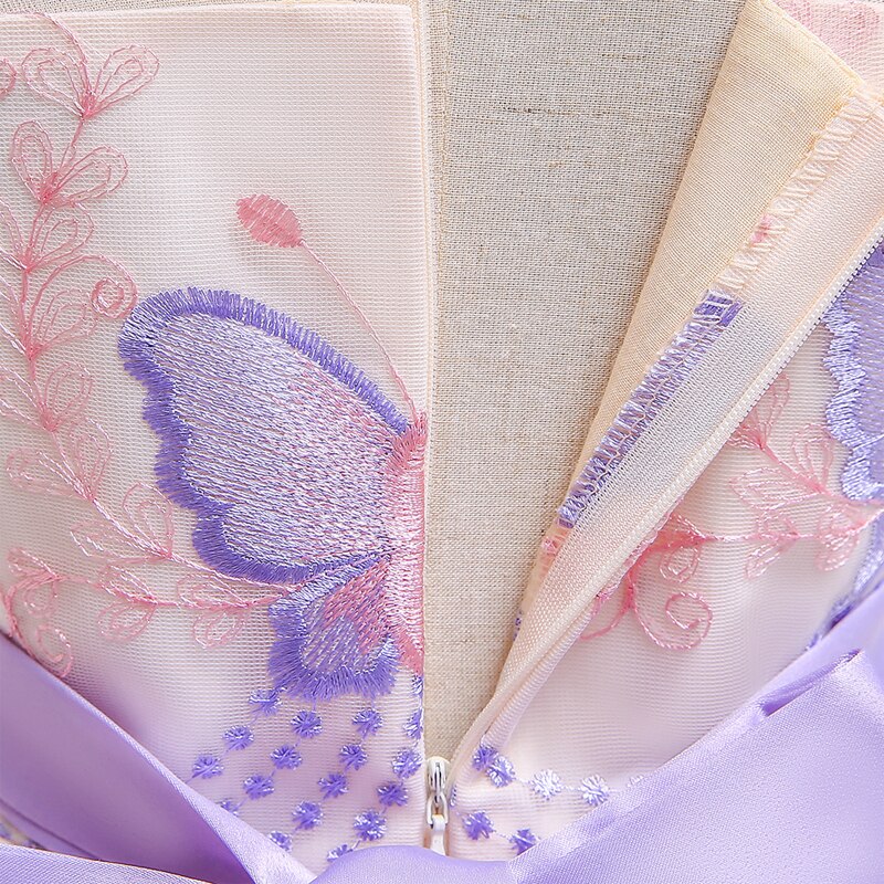 Vestido de Fiesta Infantil Mariposas