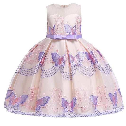 Vestido de Fiesta Infantil Mariposas