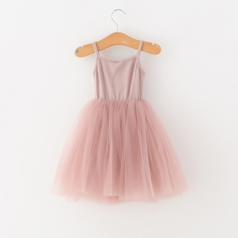 Vestido de tul (3-8T)