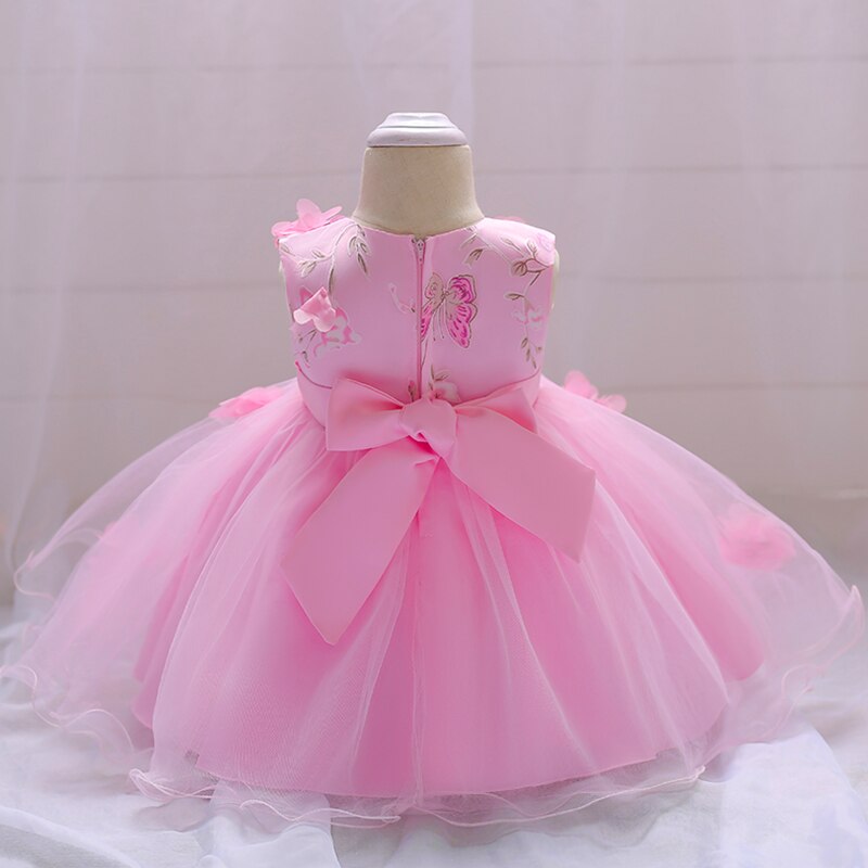Vestido de Fiesta Infantil Rosas