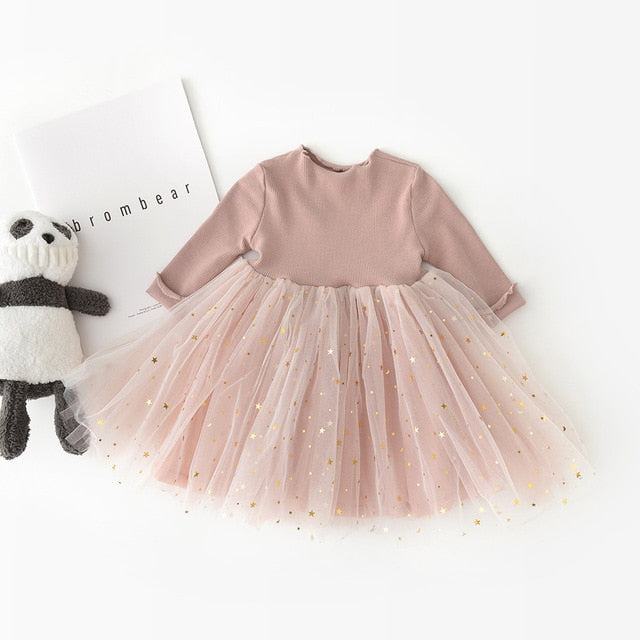 Vestido Infantil Estrellitas