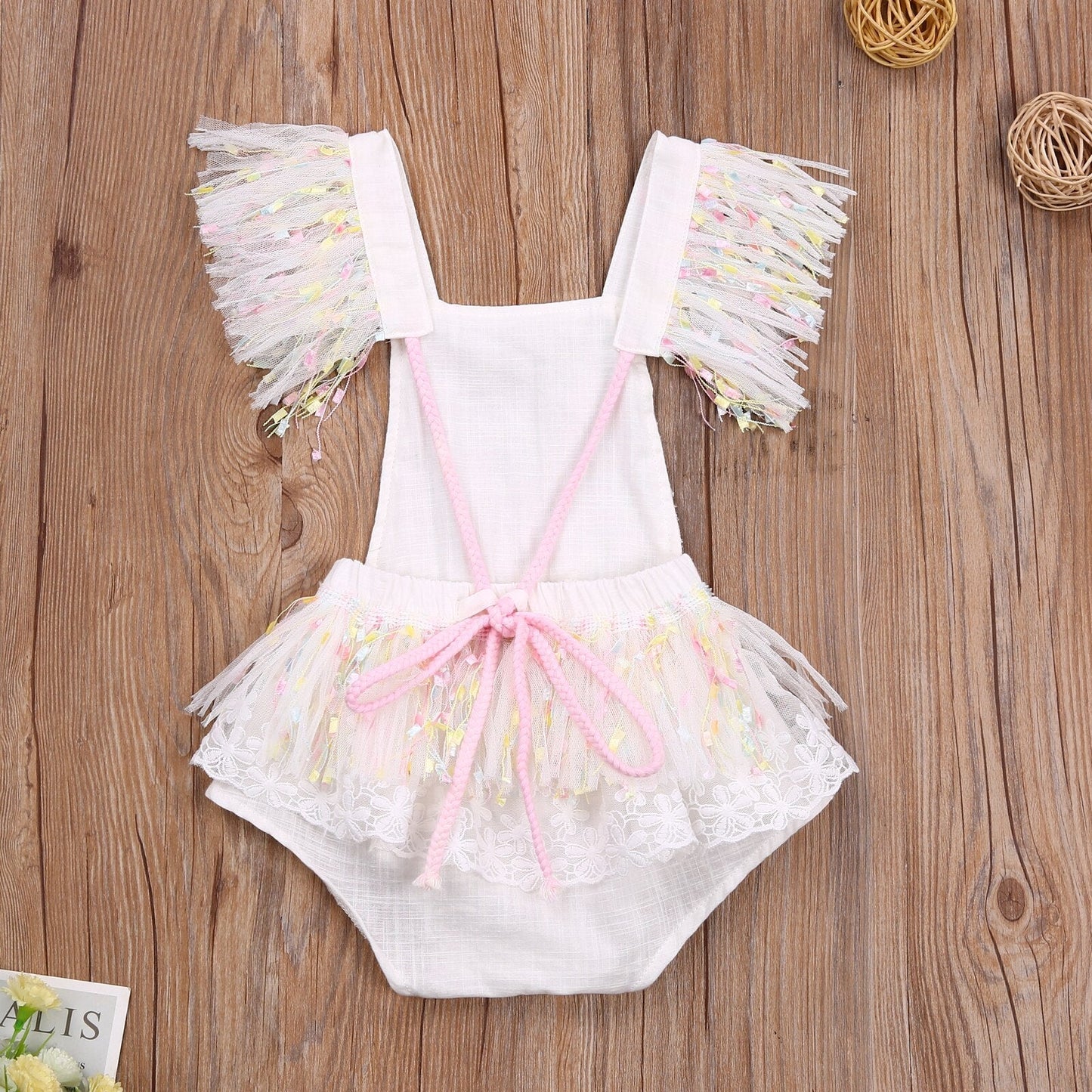 Body Infantil Encaje Blanco