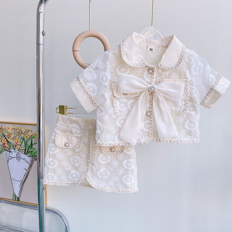 Conjunto de encaje de princesa