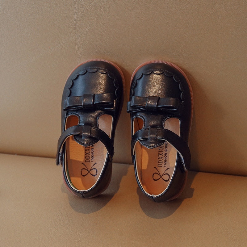 Zapatos de cuero con doble lazo