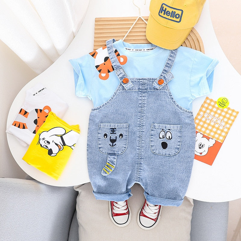 Conjunto Infantil Peto Estampado Animal