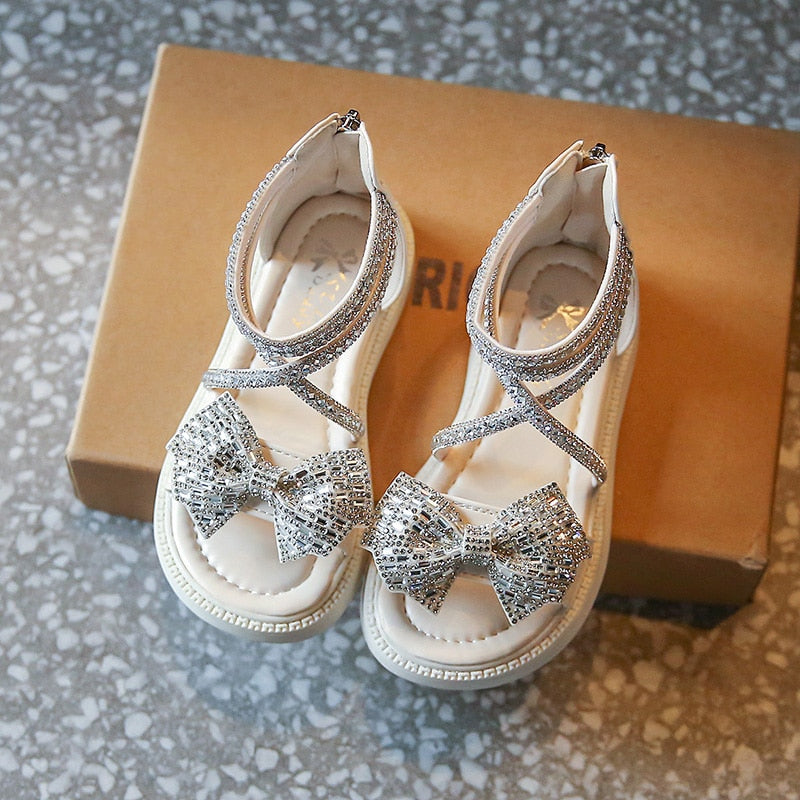 Sandals Sparkly Glimmer Narrow Band Children
