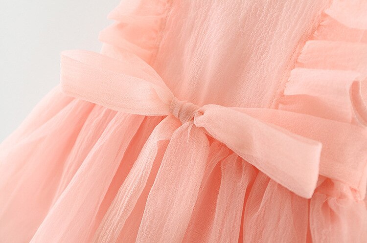 Vestido de menta/ rosa