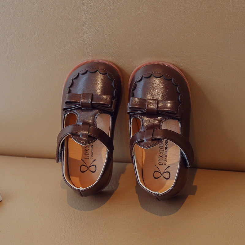 Zapatos de cuero con doble lazo