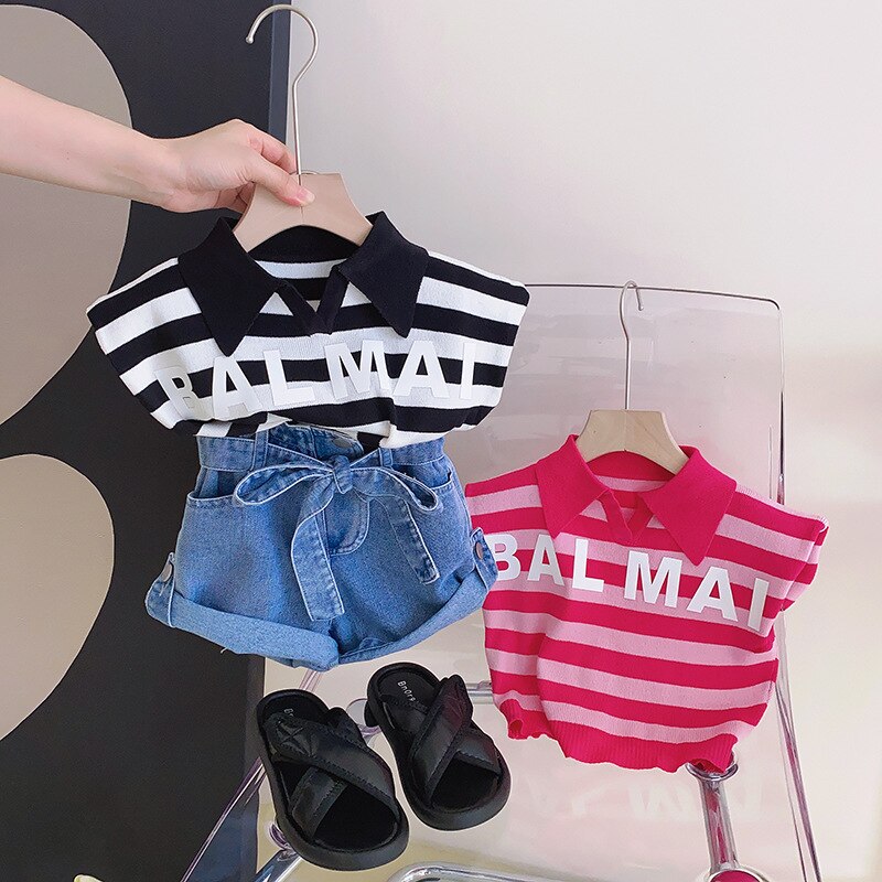 Pantalones cortos y camiseta para niños