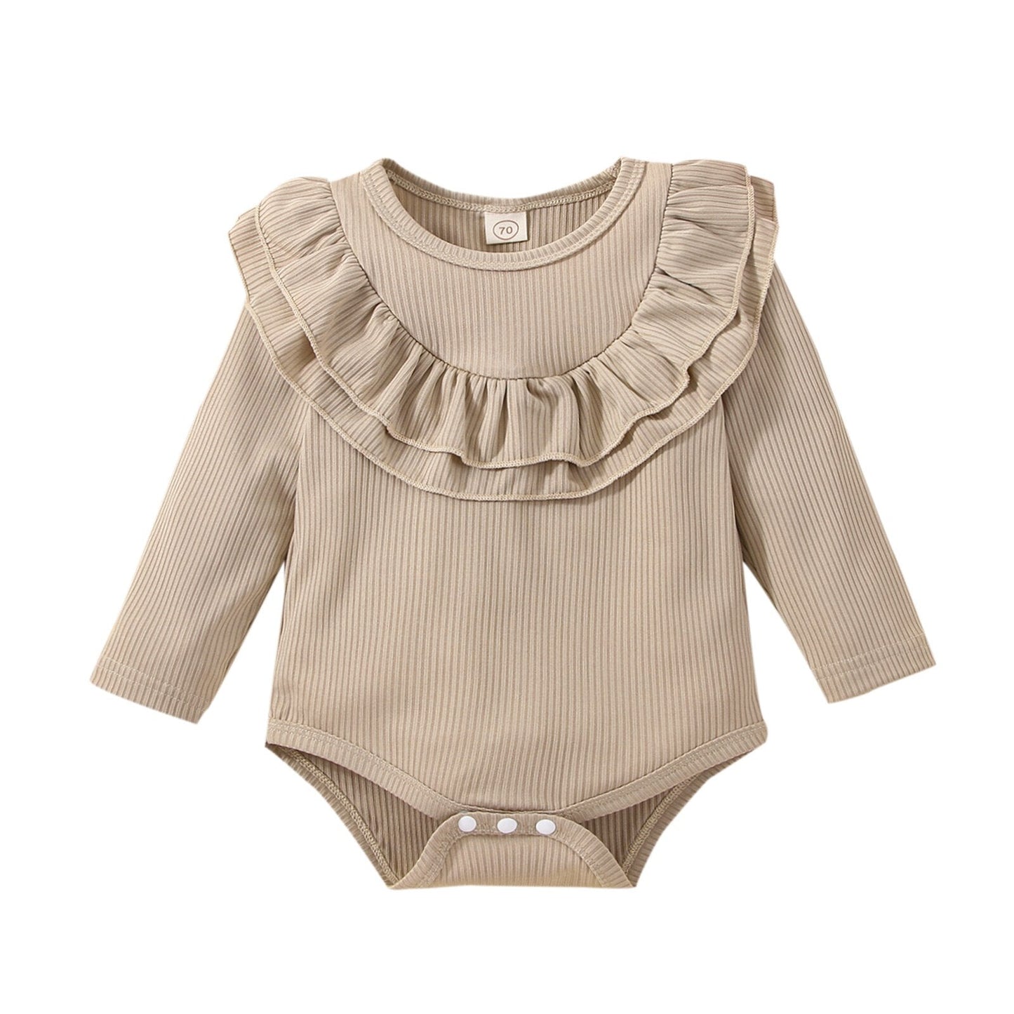 Body Infantil Cuello Volantes
