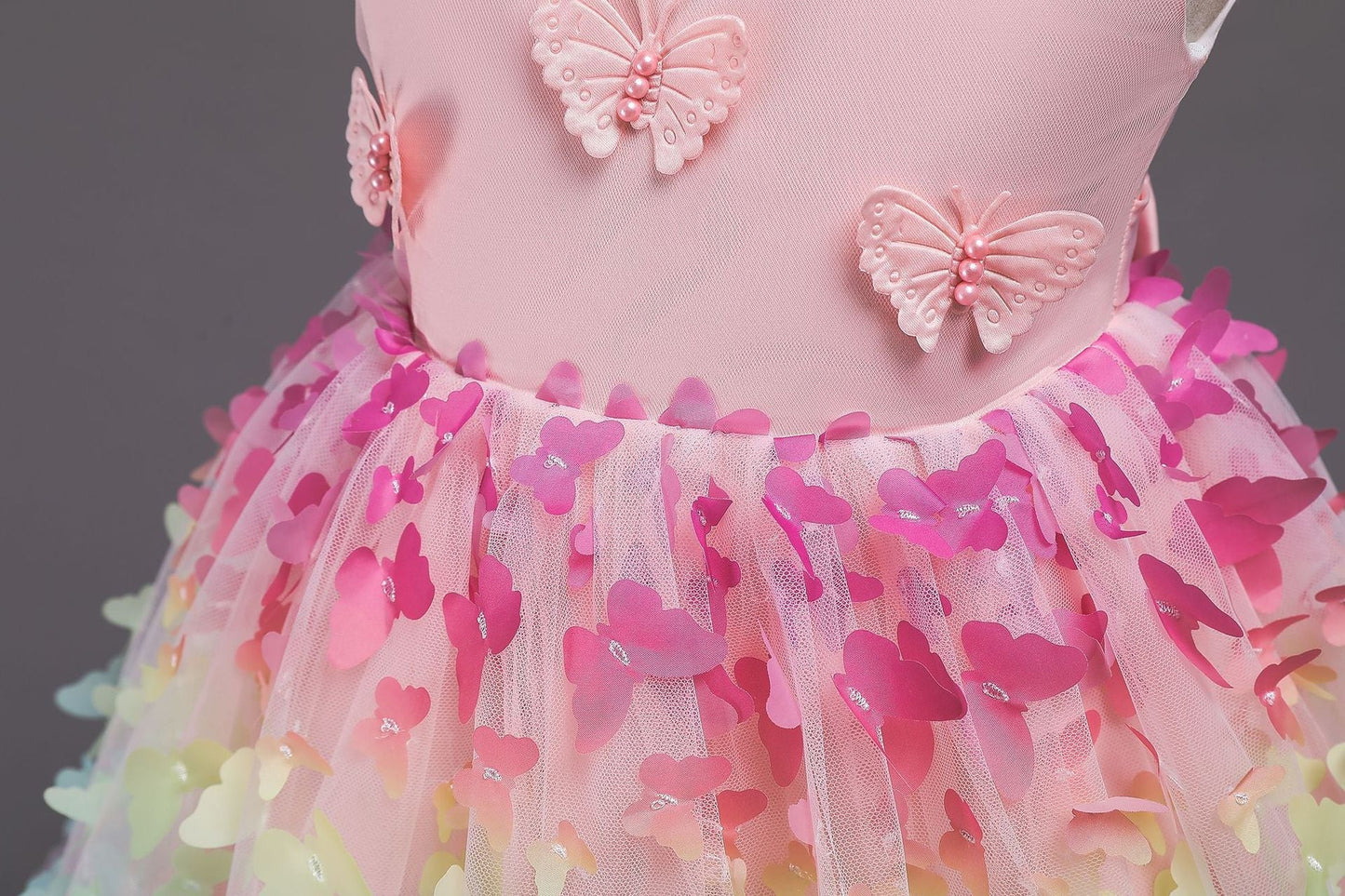 Vestido de Fiesta Infantil Mariposas