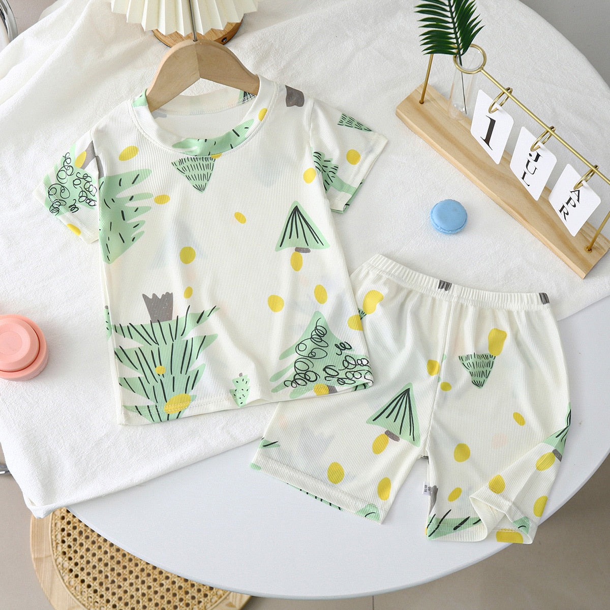 Conjunto Infantil Verano Manga Corta Estampados