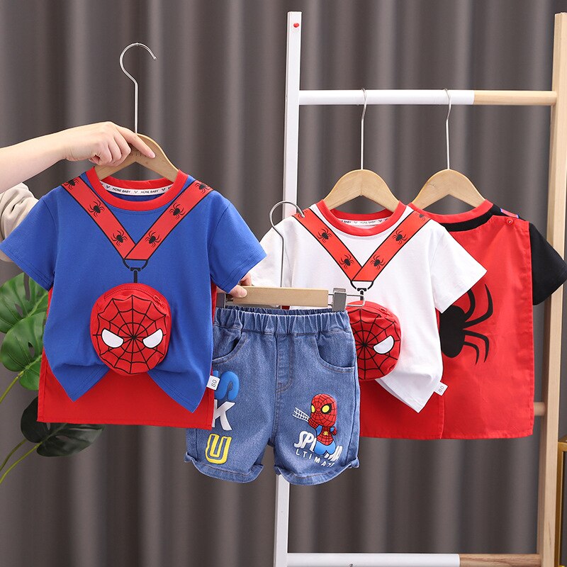 Conjunto infantil de araña y vaqueros