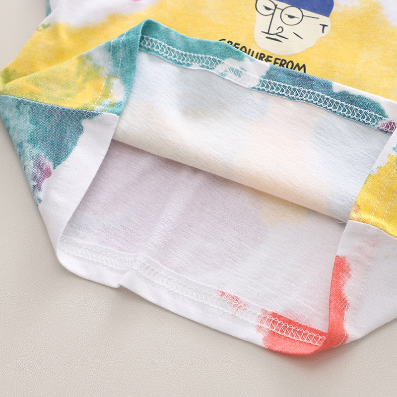 Conjunto Color Estampado Sin Mangas