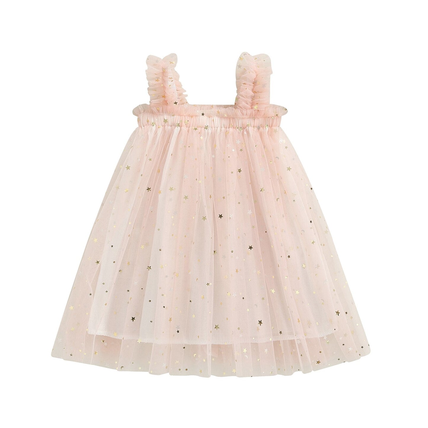 Vestido de tirantes de tul