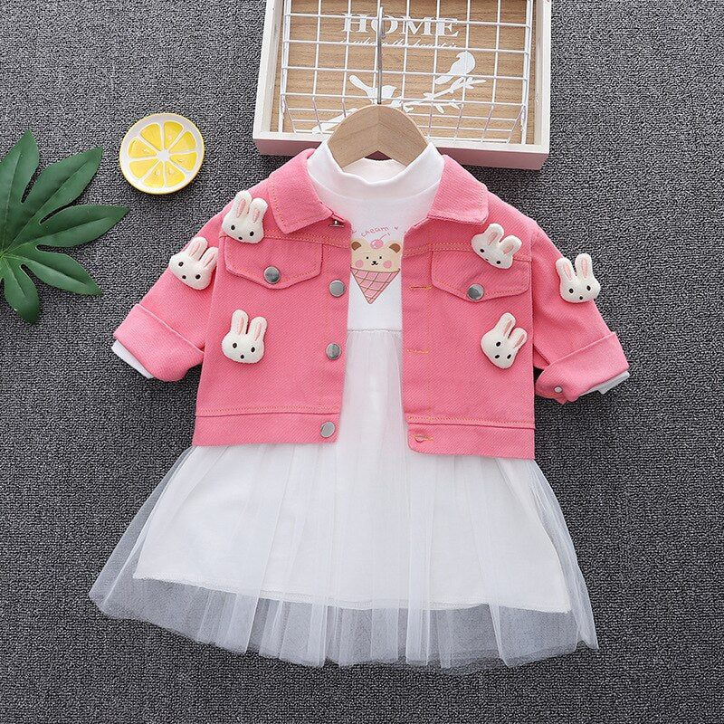 Conjunto infantil con chaqueta Conejo