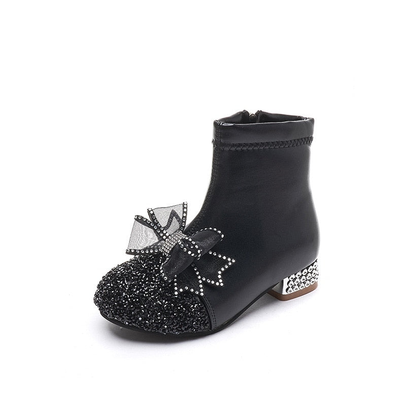 Botitas Lazo Piedra Infantil