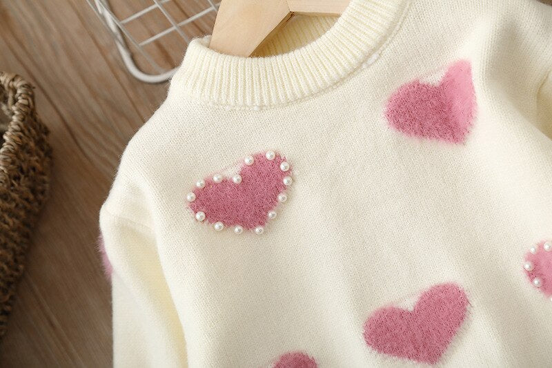 Jersey Suéter Invierno Corazón