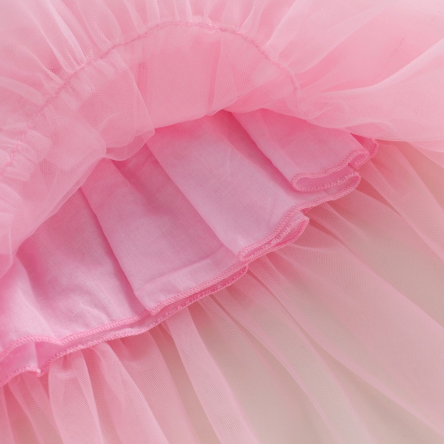 Vestido de tul a capas vestido de flores de tul