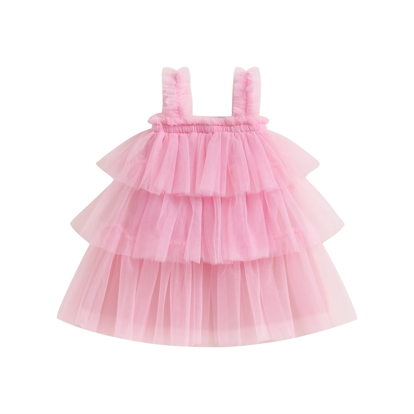 Vestido de tul a capas vestido de flores de tul