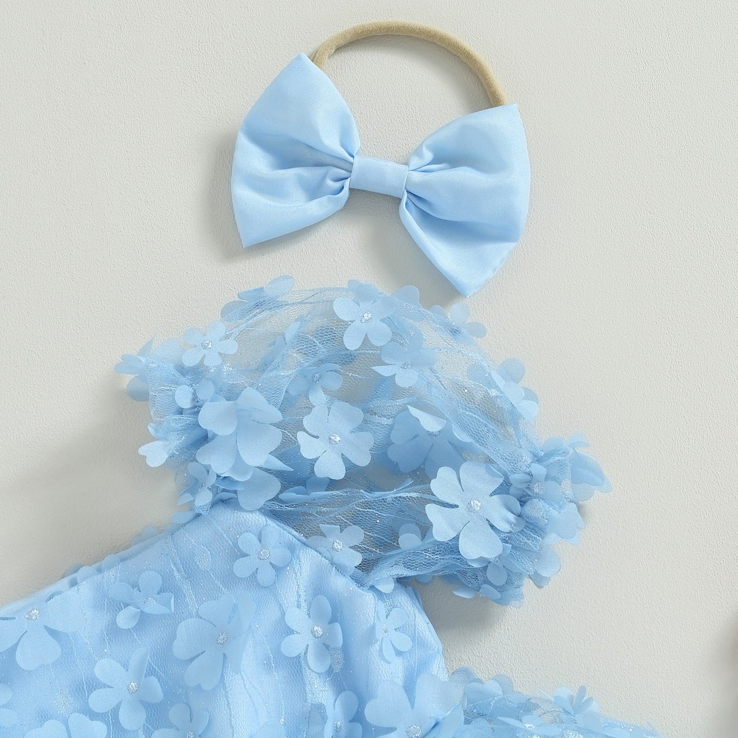 Body Vestido Florecillas + Lazo